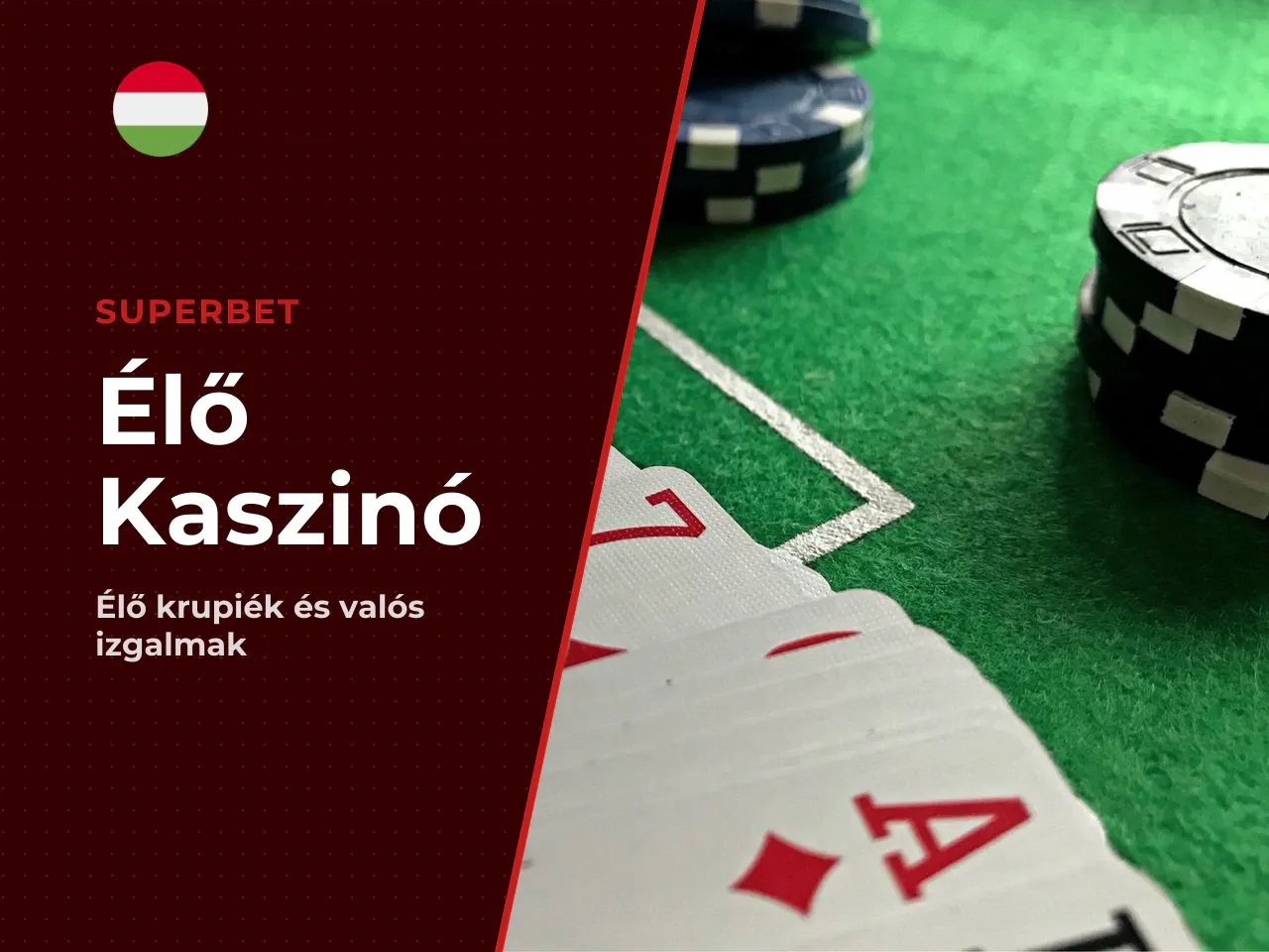 Casino live és card games. A